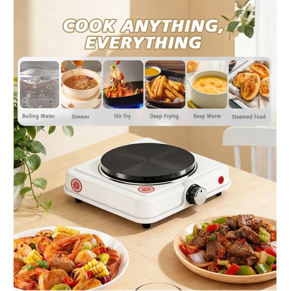 High Quality 1000W Single Burner Electric Cooking Stove Coil Hotplate Hot Selling Household Counter Top Installation