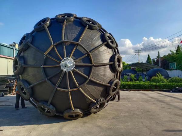 50kpa Floating Defense 2.0X3.5m Pneumatic Rubber Fender For Ship