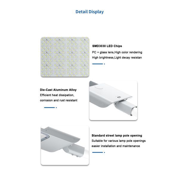 Newly Outdoor High quality LED Street Light IP66 Road Park Community Smart Lighting