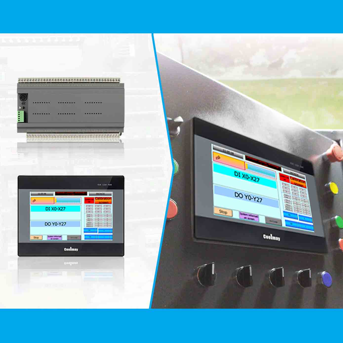 PLC все 44MT HMI в одном памятливом регистре 32K для машины инжекционного метода литья
