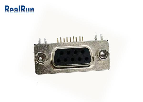 Pin secundário direito do Dr. 9 de VGA do conector do isolador D do ângulo 1000VAC PBT