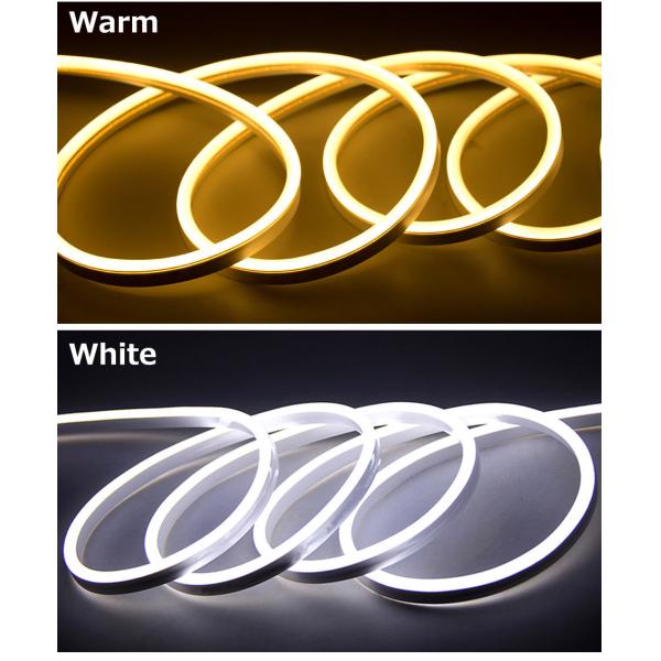 Dream Color RGB Flex Tube LED Neon Rope Light Double Side Lighting 120pcs SMD2835 LEDs per Meter Waterproof Eco PVC Material