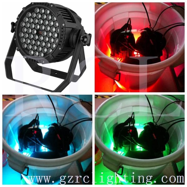 54x3W RGB LED Par Cans Show Lighting Ri-Color Outdoor Stage Lighting IP65 LED Par Light