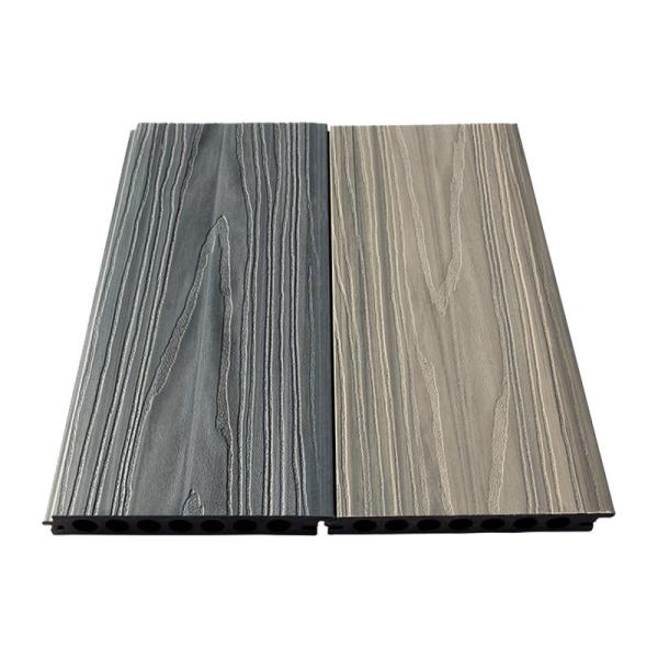 Non Toxic Pollution Capping Deck Boards Anti Rot Stone Grey Wood 157x22mm