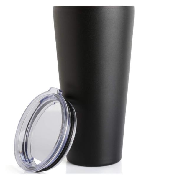 Commercial Black Long  Stainless Steel Tumbler 32oz   Stainless Steel Coffee Mugs
