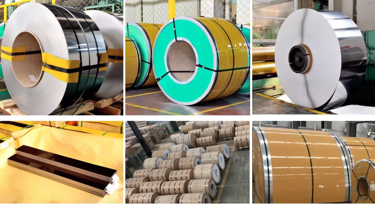 SS 304 201 316L Cold Rolled 2B Bright Stainless Steel Coil  For Industry 1000mm Width
