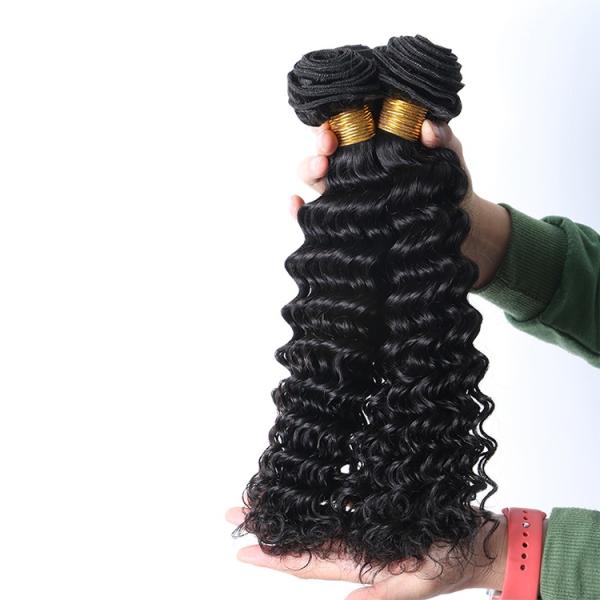 Peruvian Deep Wave Hair Bundles No Shedding , Peruvian Hair Deep Body Wave 