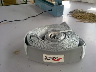 Personalized Logo Truck Recovery Straps Winch Extension Straps MBS 8000 KG 75mm