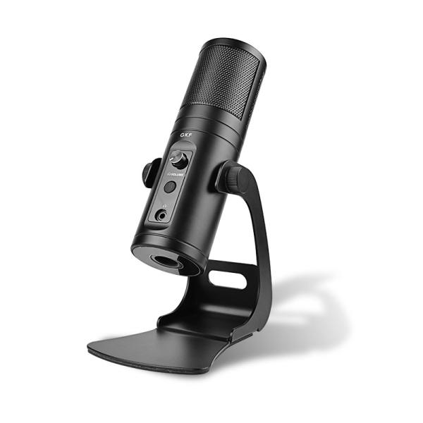 20Hz - 20KHz Plug And Play USB Recording Microphone With Soundcard