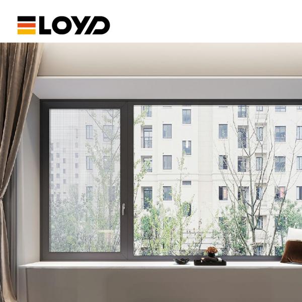 Modern Aluminum Casement Window with Energy-Efficient Glass