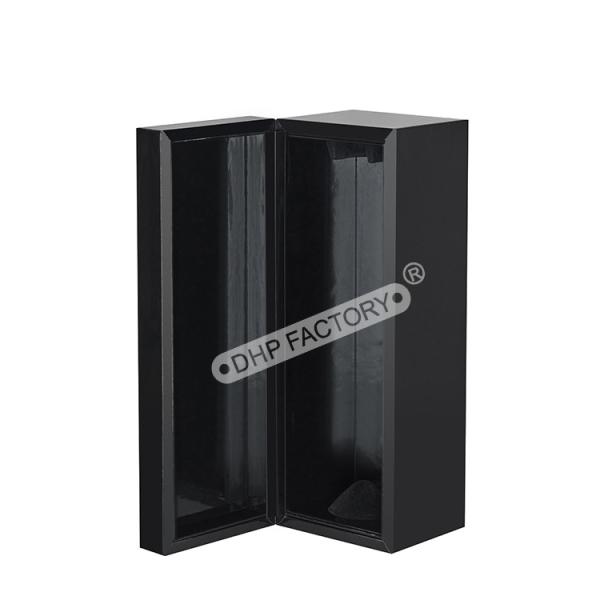 Matte Black Single Champagne Packaging Boxes Red Wine Gift Boxes Customizable