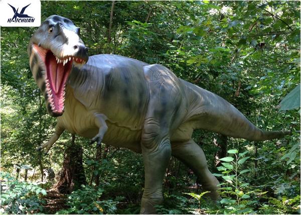 Animatronic Dinosaur Lawn Decorations Waterproof / Sunproof For Educational Playground