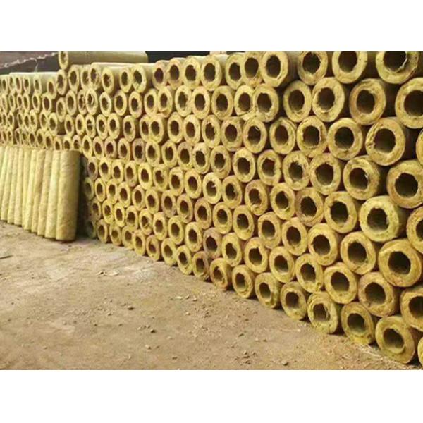 Cinema Sound Absorbing Rock Wool Tube Pipe 10cm Thick Yellow