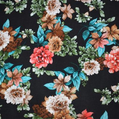O verão impresso reativo liso das camisas de matéria têxtil veste a tela de rayon tecida