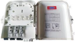 KEXINT KXT-A-8B FTTH Fiber Optic Distribution Box 8 Cores Outdoor IP66 Waterproof White