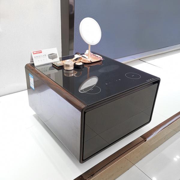 Living Room Furniture Modern Mini Side Table with Wireless Charging Refrigerator Drawer