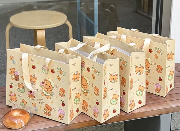 Custom Printed Paper Bags for Clothing Boutique Gifts Packaging