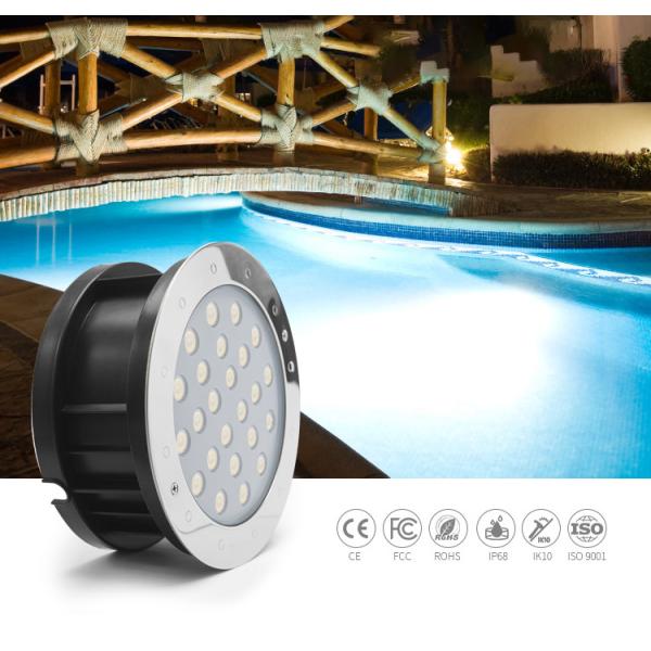 Фары СИД IP68 водоустойчивые 24V 24W подводные, свет бассейна нержавеющей стали 316L подводный