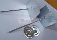 63.5mm Pins d'isolation en acier galvanisé pour installer des panneaux d'isolation en mousse
