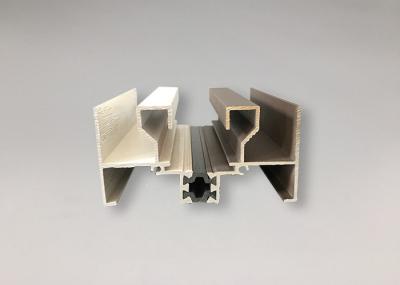 Polishing Thermal Break Aluminum Profiles Heat Insulation 8 - 10 um Film Thickness