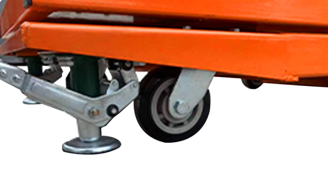 Stable Semi Electric Aerial Order Picker With Fork Platform For Safe Elevated Work