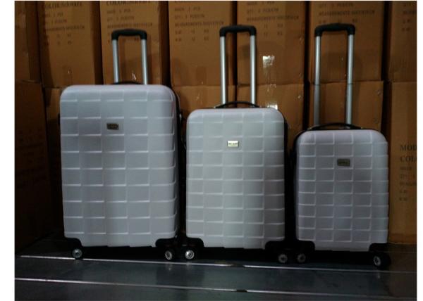 Expandable Carry On ABS Trolley Luggage Bags Zipper Framed For Travelling