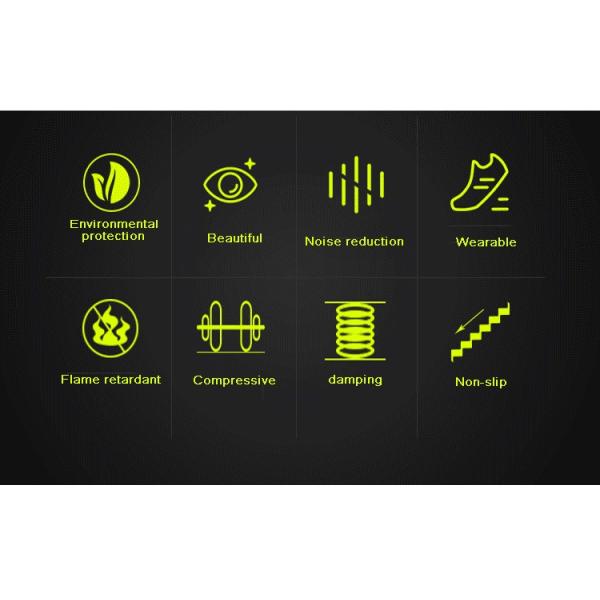 Черный резиновый напольный ролик для нетоксичного тренажерного коврика в Crossfit Fitness Sport Place