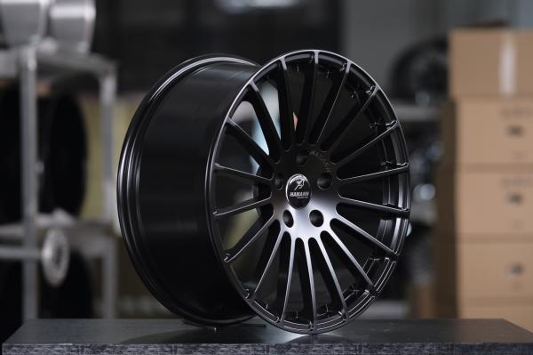 Matt Black Forged Aluminum Alloy Wheels 74.1 20x10 5x120 Wheels For HAMANN