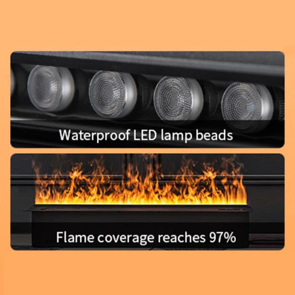 800mm LED Flame Colors 3D Vapor Fire Steam Fireplace Water Vapor Fireplace