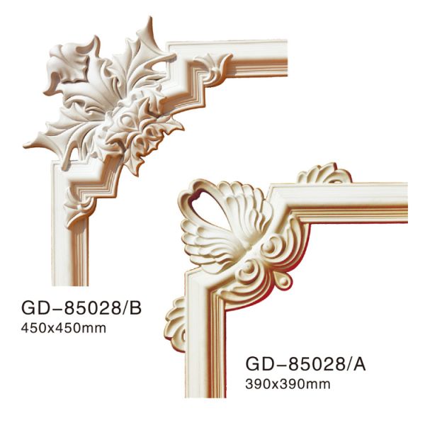 GD-85028 Hot-Sale Polyurethane Foam Flat Fireproof Interior Decorative Ceiling Tiles For Home Office