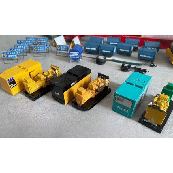 Komatsu EGS380BS 1/50 Alloy Generator Engine Model Die-Cast Construction Machinery Collectible