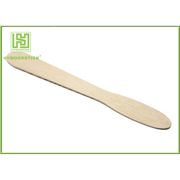 114Mm Round Edge Ice Cream Wooden Sticks With Logo , 93mm Flat Edge Lollipop Sticks