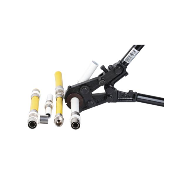 DL-1420 Narrow Space Pex Plumbing Tools Black Pex Water Line Tools With Ergonomic Handle