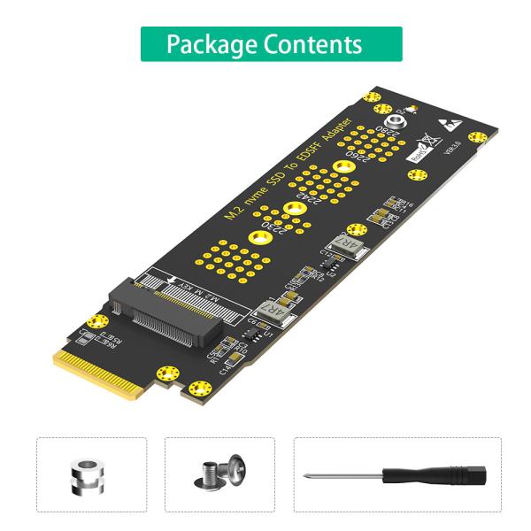 Линейка 1U GEN-Z EDSFF E1.S Интерфейс с NGFF M.2 Ключ-M M2 NVMe SSD конвертер адаптерная карта