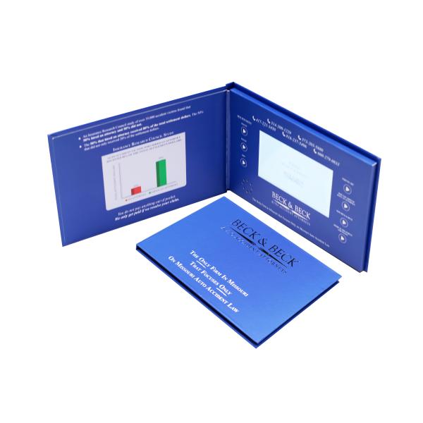 256MB Memory Digital Video Brochure Card