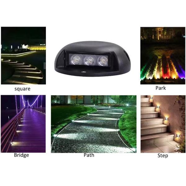 3000K Outdoor Lights For Lawn 3W 30000hrs Working Lifetime Osram