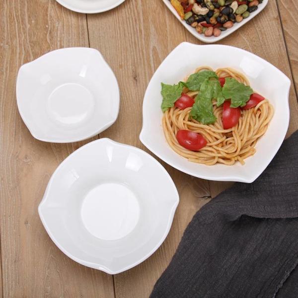 Modern White Diningware Plate Set Cerâmica Set de Jantar para Casamento