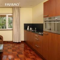 Habitación de hotel a medida Laca de espacio pequeño Mini gabinete de cocina con fregadero