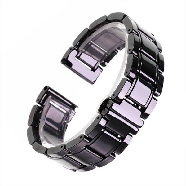 20g 20mm Watch Band Strap RoHS Unisex Ceramic Watch Strap
