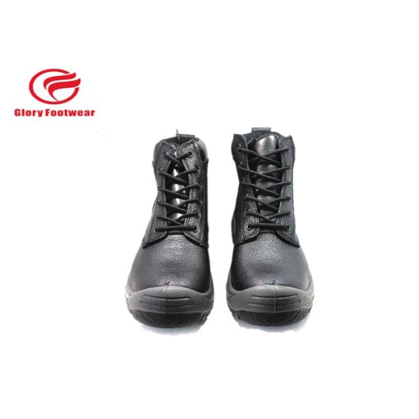 Men Split Leather Safety Shoes For Chemical Industry 1.8 - 2.0MM Mesh Lining