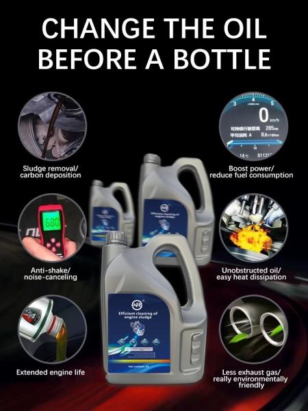 Líquido de limpieza de aceite de motor de automóviles 4L OAR OEM ODM Lubricante de suciedad de motor para automóviles