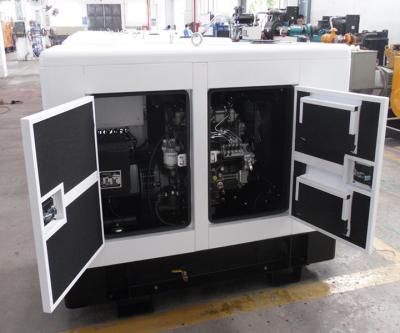O gerador diesel bonde 13kva de Perkins Genset do motor 403A-15G1 para a casa protege contra intempéries incluido