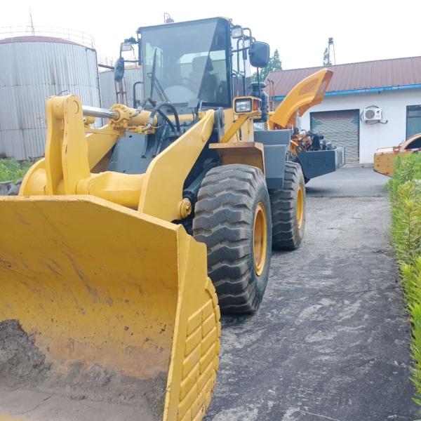 96KW Used Japan EPA Engine WA320 Hydraulic Wheel Loader Komatsu WA320-5 Original Paint