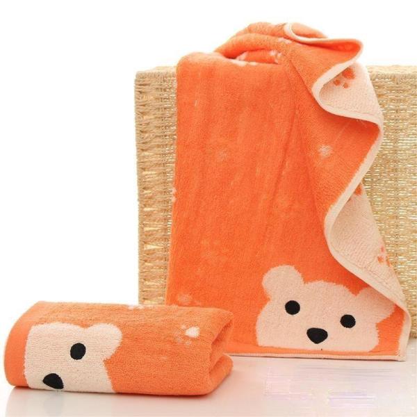 Отель и путешествие Необходимость Бамбуковое полотенце из волокна с очаровательным рисунком животного