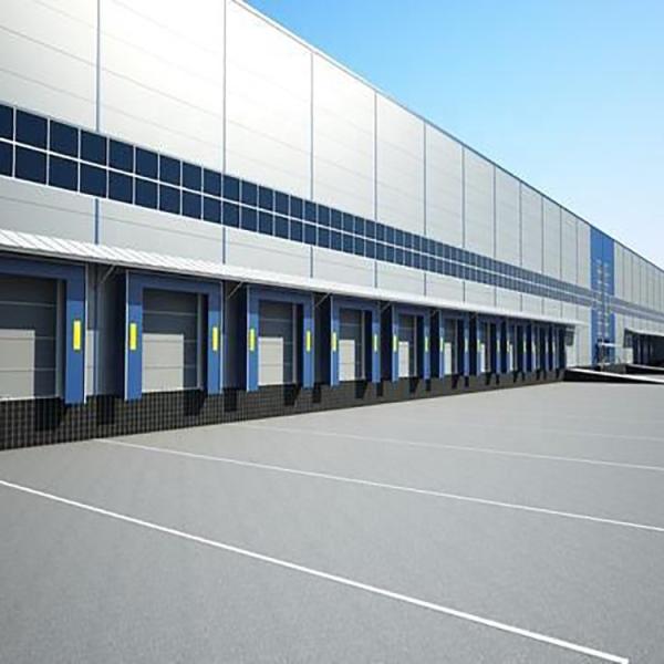 50 Years Life Span Steel Structure Warehouse with Glass Fiber Reinforced Plastics Skylight and ISO 9001 Certification