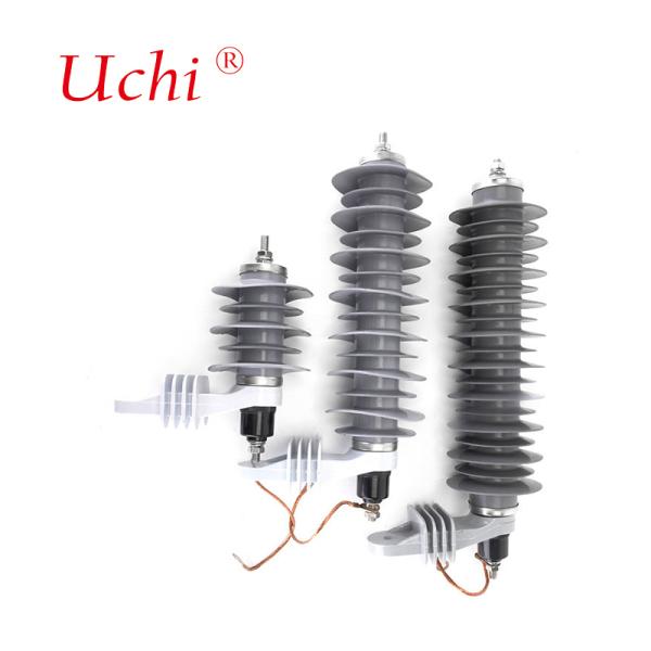 ISO9001 Línea de distribución compuesta MOA 10KA 33KV Arrestador sin brechas de óxido de zinc