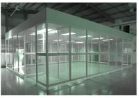 Acero durable del sitio limpio de Softwall con el marco revestido del polvo y techo para la fábrica de la electrónica