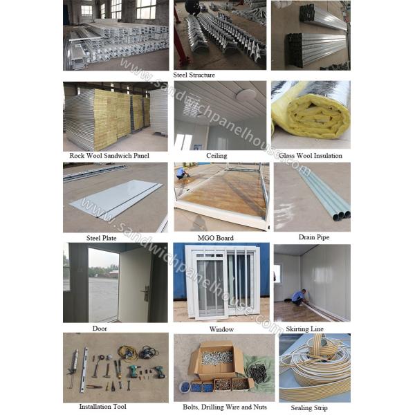 панельные дома портативной машинки модульных домов Префаб 20фт временные