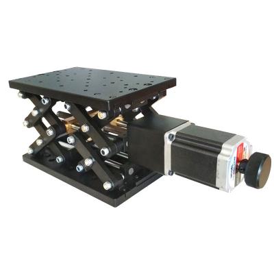 O levantamento da linha central de Z Scissor o laboratório Jack High Precision Electric Hydraulic Scissor a tabela de elevador 220mmX140mm