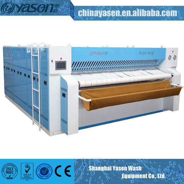 Equipo de lavandería comercial Máquina automática de planchar y plegar mangles para hoteles